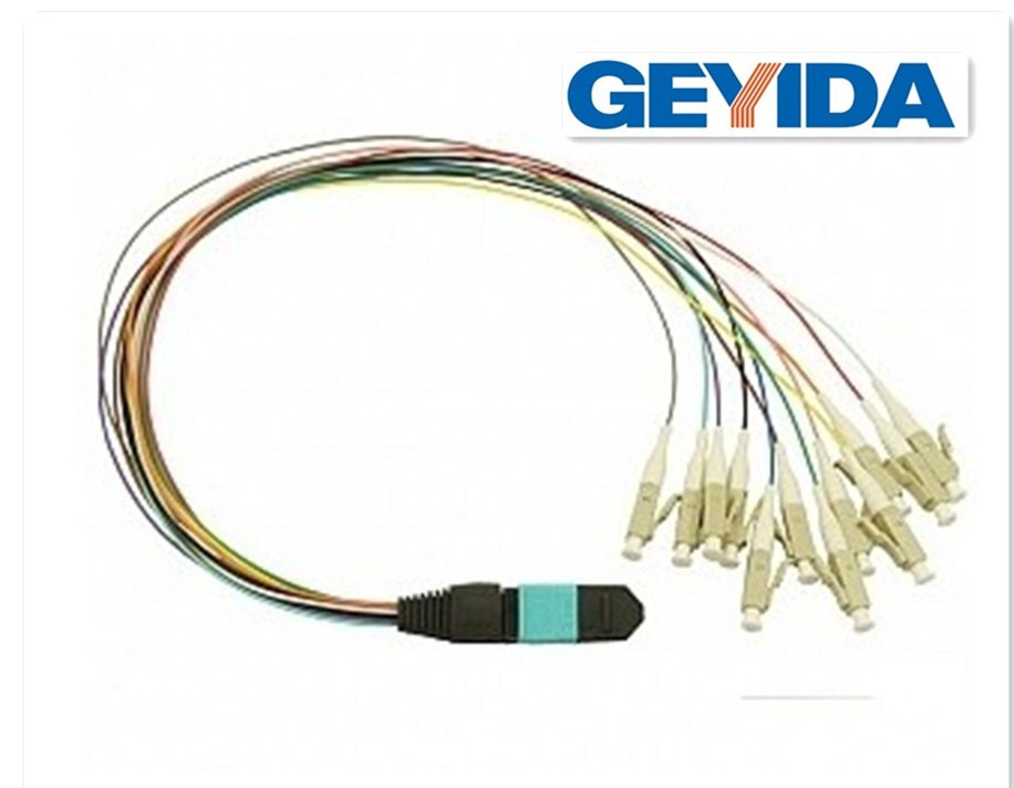 Multimode Om3 MPO-MPO Fiber Optic Patch Cord