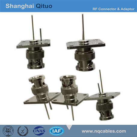 RF Connector BNC Straight Male Plug Flange 75ohm (BNC-75-JF lightning protector)