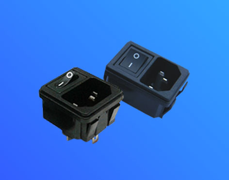 15A AC Socket 3 Pin C14 Female Mounting Power AC Switch Socket