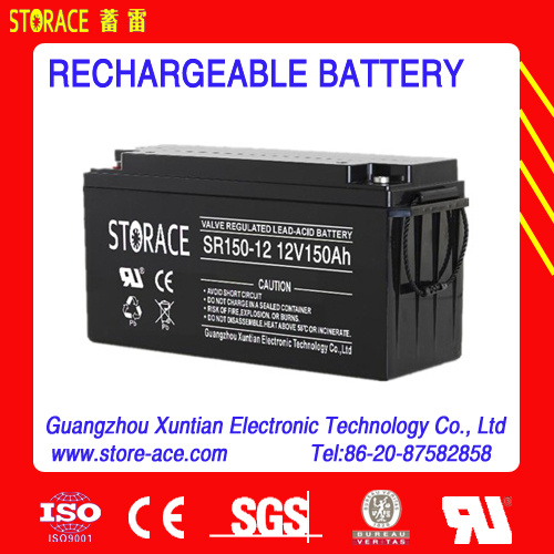 12V 150ah Rechargeable Battery Storage Battery
