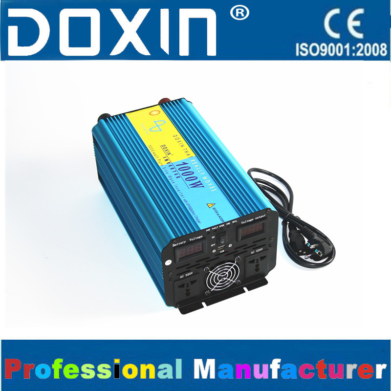 UPS and LED Display 1000W Pure Sine Wave Inverter with 30A Battery Charger and USB Port