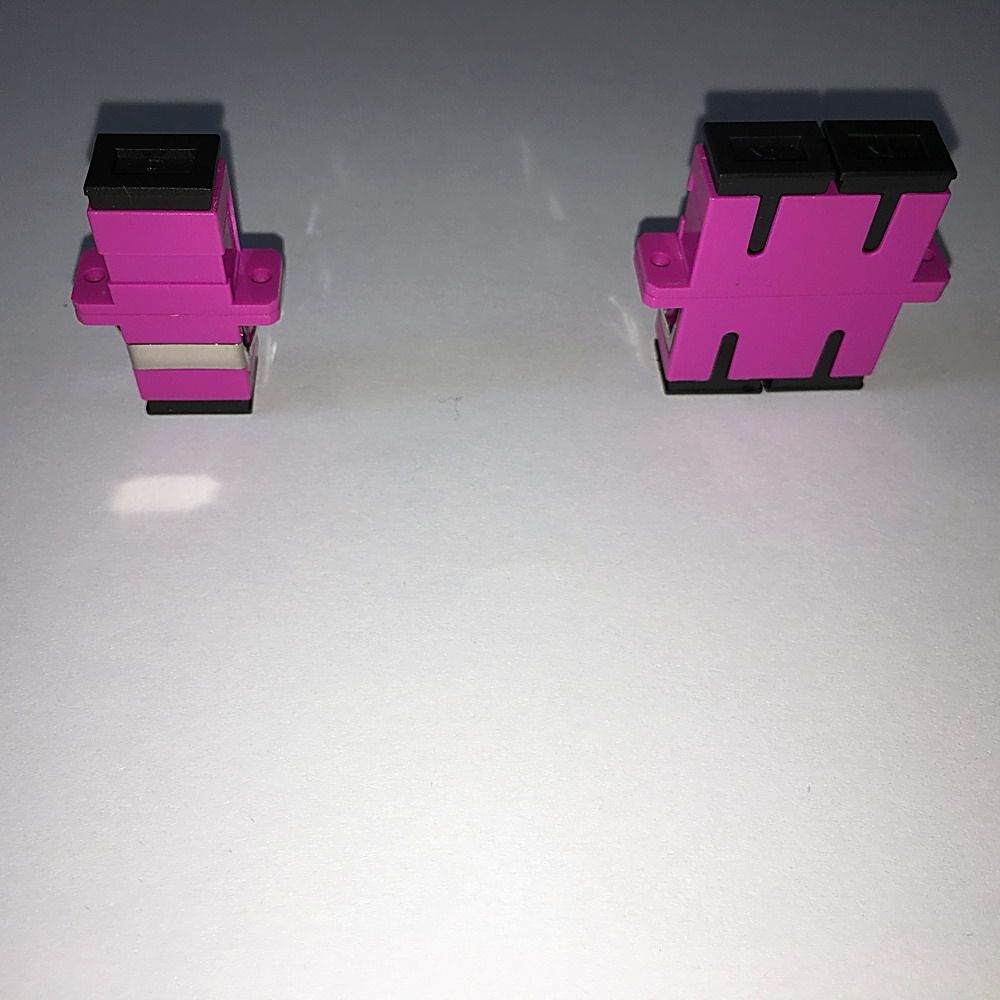 Sc Om4 Magenta Fiber Optic Adapter