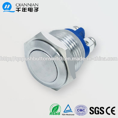 16mm 1no Momentary Flat IP65 Push Button Switch