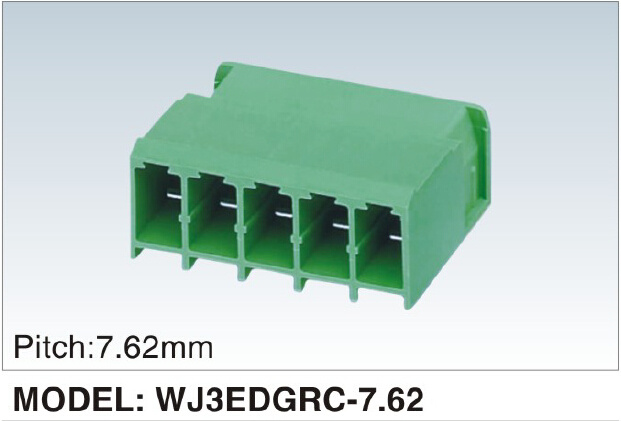 Wanjie Male Plug-in Terminal Blocks with Staight Pin (WJ3EDGRC-7.62)