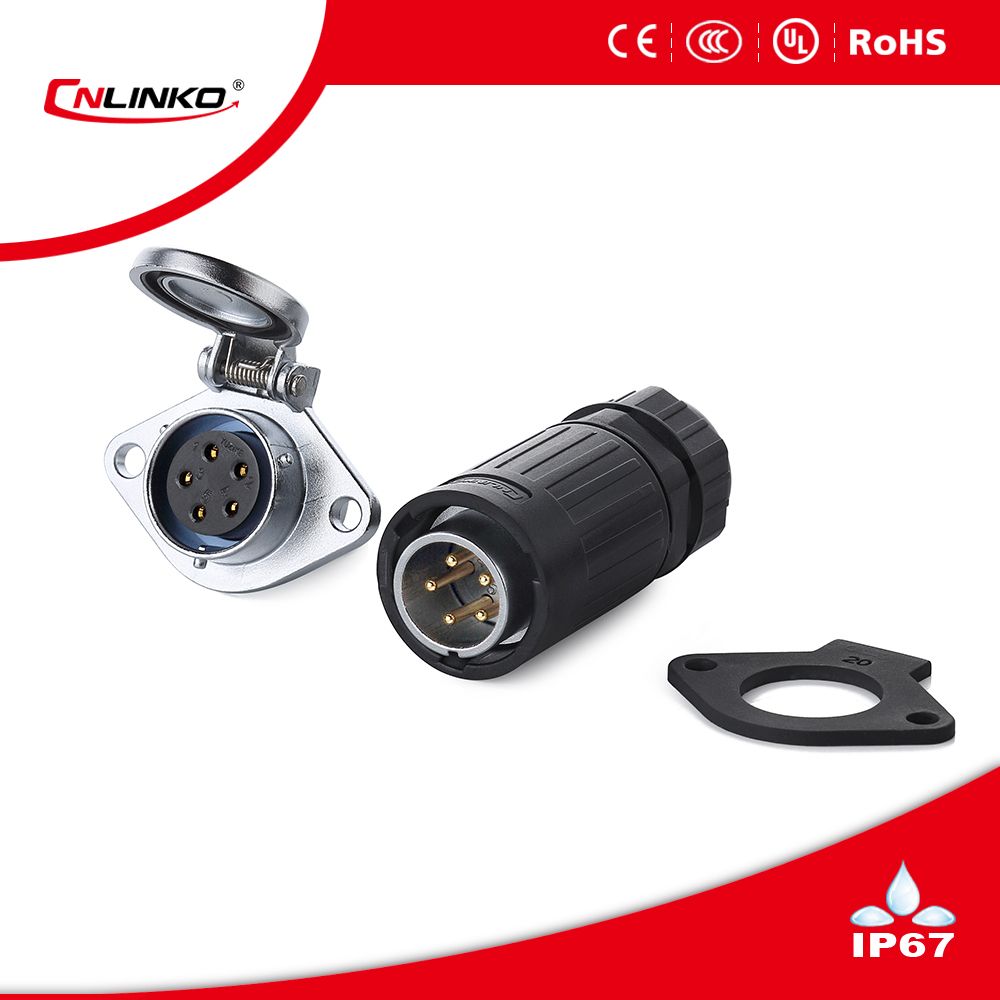 5 Pin Power Plug Connector for LED Display Screen and Audio