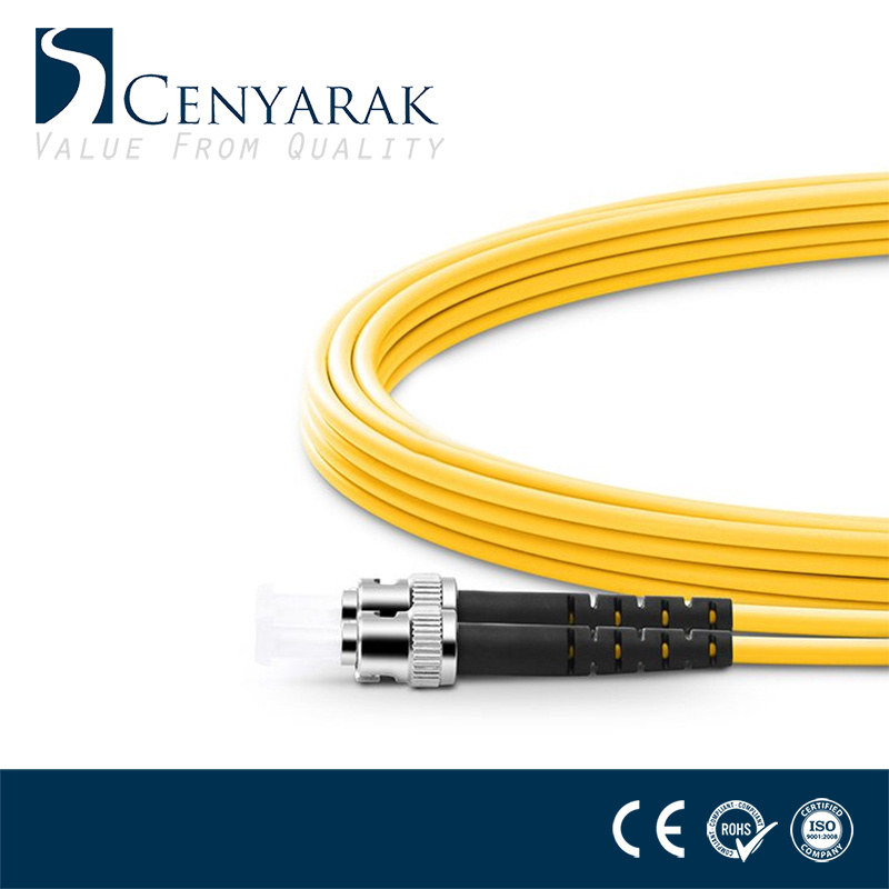 Fiber Optic St to St Sm Single Mode Duplex Patch Leads