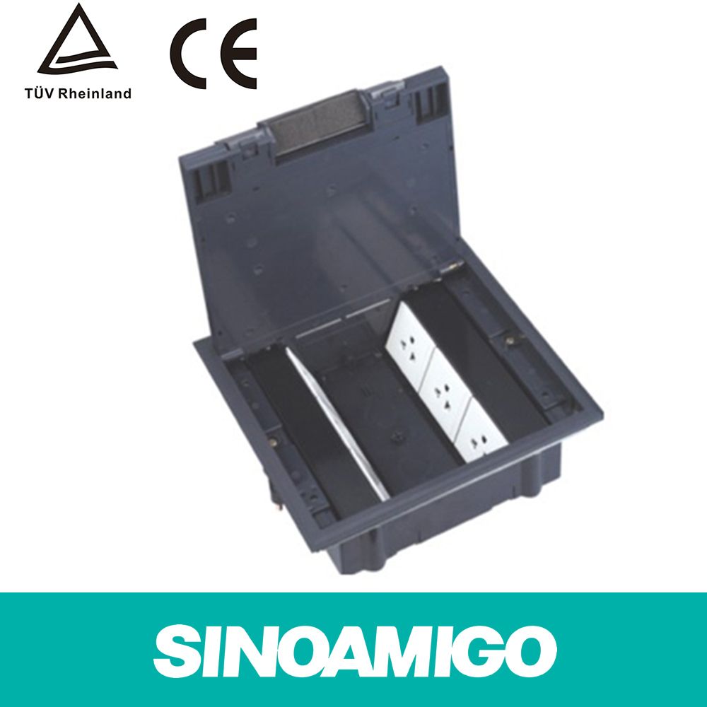 Raised Access Floor Box with Side Mounting