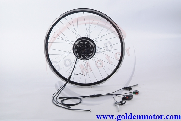 Brushless and Gearless Hub Motor with Programmable, Built-in Controller, 250W-1500W Available