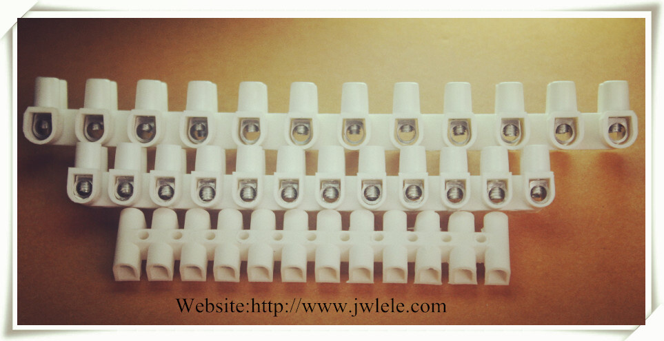 CE RoHS Approval Polypropylene 12 Way Terminal Strip Connector