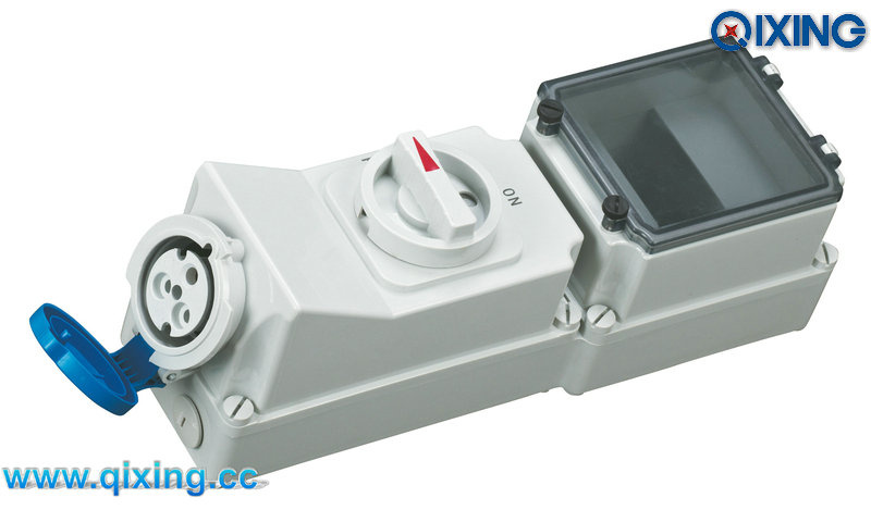 IEC Standard Interlock Socket with MCB Box (QX7213)
