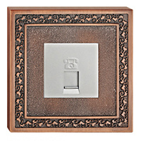 Forged Brass Classic Patterns Brass Tel Socket / Wb Socket