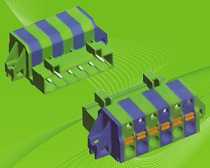 Spring Pluggable Terminal Block for Wire to Wire Connection