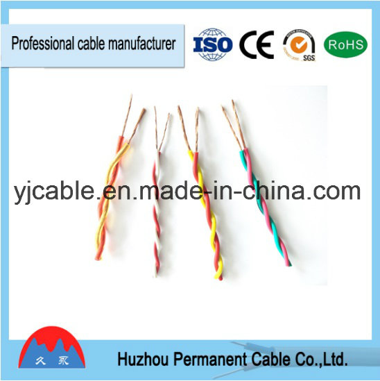 450/750V Copper Double Wrings Electrical Wire Twisted Cable Wiring
