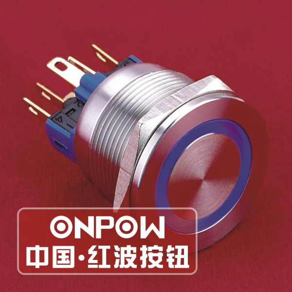 Onpow 22mm Push Button Switch (GQ22PF-11E/S, CE, CCC, RoHS, REECH)