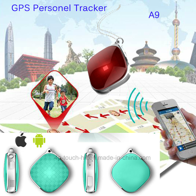 2g/GSM Network Mini GPS Tracker Key Pendant with Sos A9