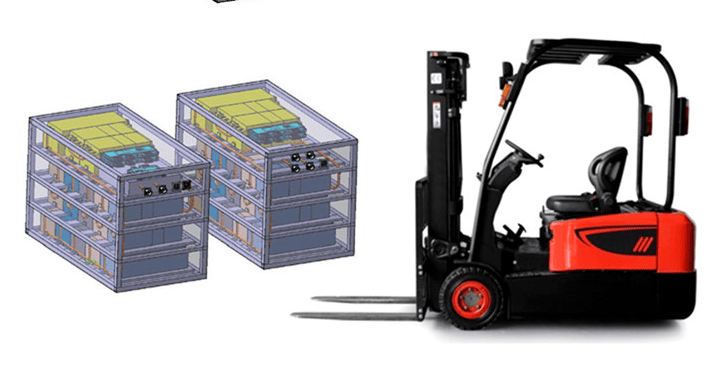 High Power Lithium Battery Pack for Electric Forklift