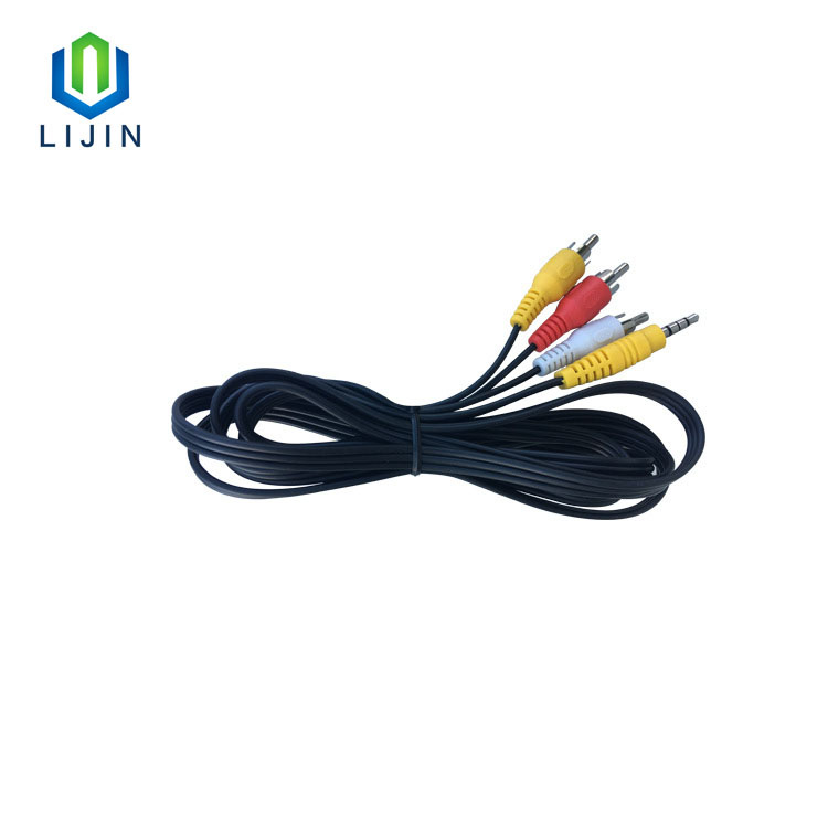 High Quality 3.5mm to 3 RCA Audio Cable