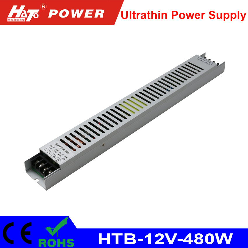 12V 480W Ultra Thin LED Power Supply for Light Box