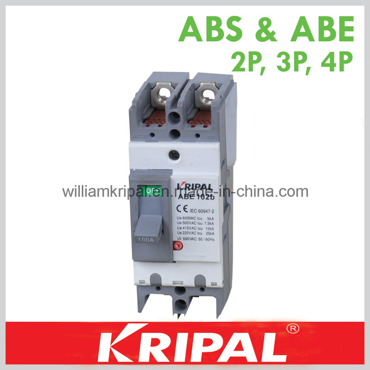 Abe102 Moulded Case Circuit Breaker