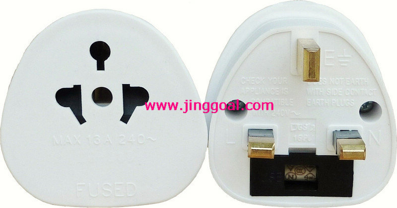Fused UK Plug Adapter