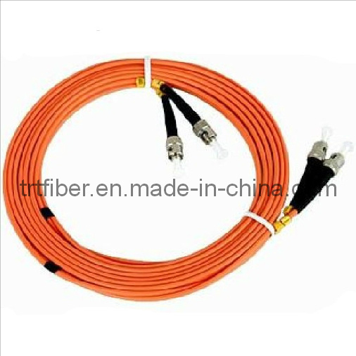 St/Upc-St/Upc Mm Duplex Fiber Optic Patch Cord