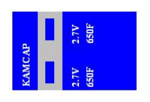Super Capacitor 2.7V 650f Winding Series Kamcap Farad Capacitor