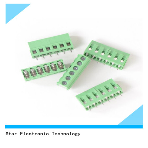 China Factory 5.08mm Pitch PCB Screw Mount Terminal Block Straight