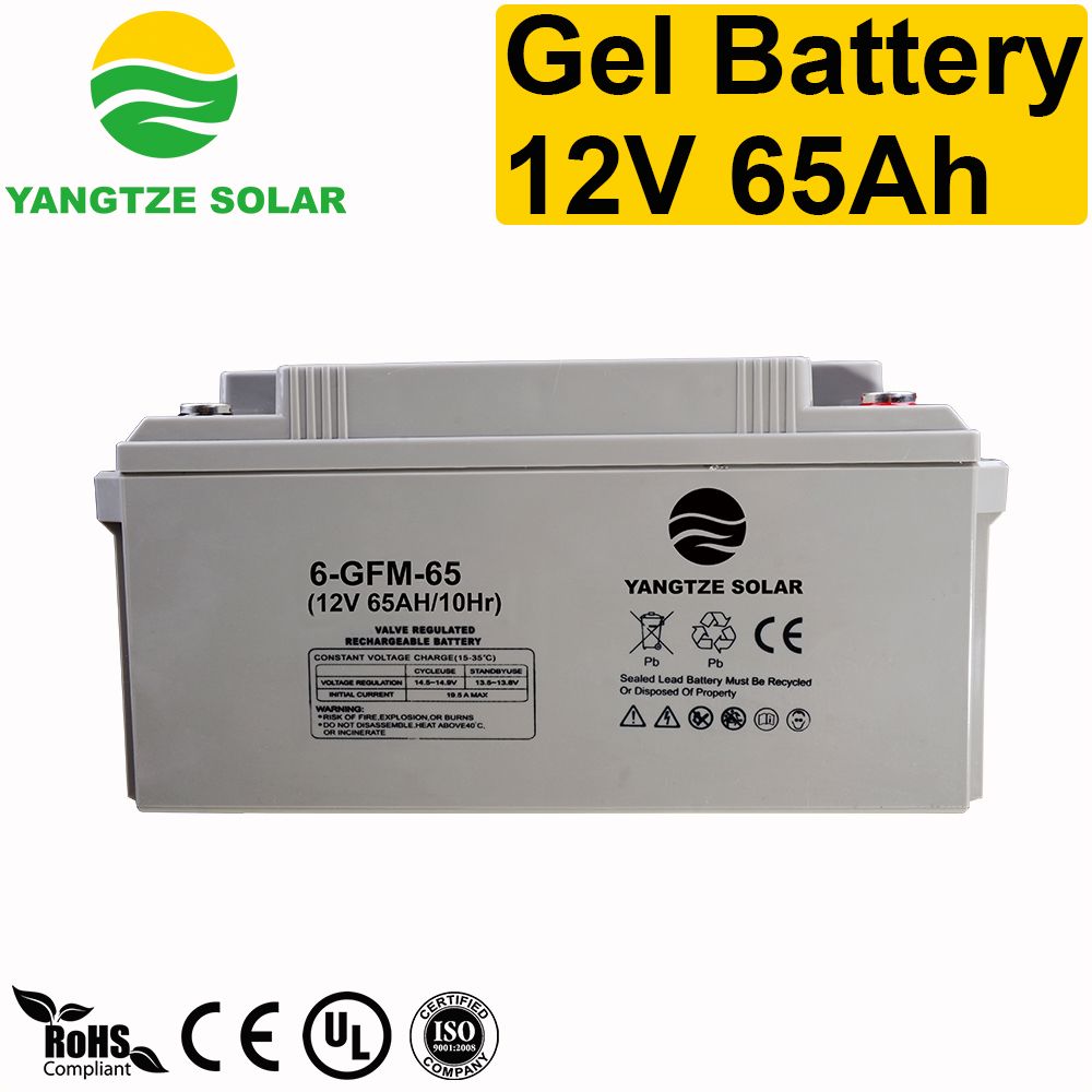 Free Shipping 65ah 12V Gel Battery MSDS
