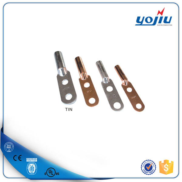 Dtd Series Tin-Plated Cu Copper Lug with Double Holes Terminal