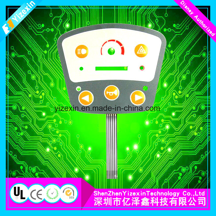 2018 Membrane Control Switch Panel Silk Screen Printing