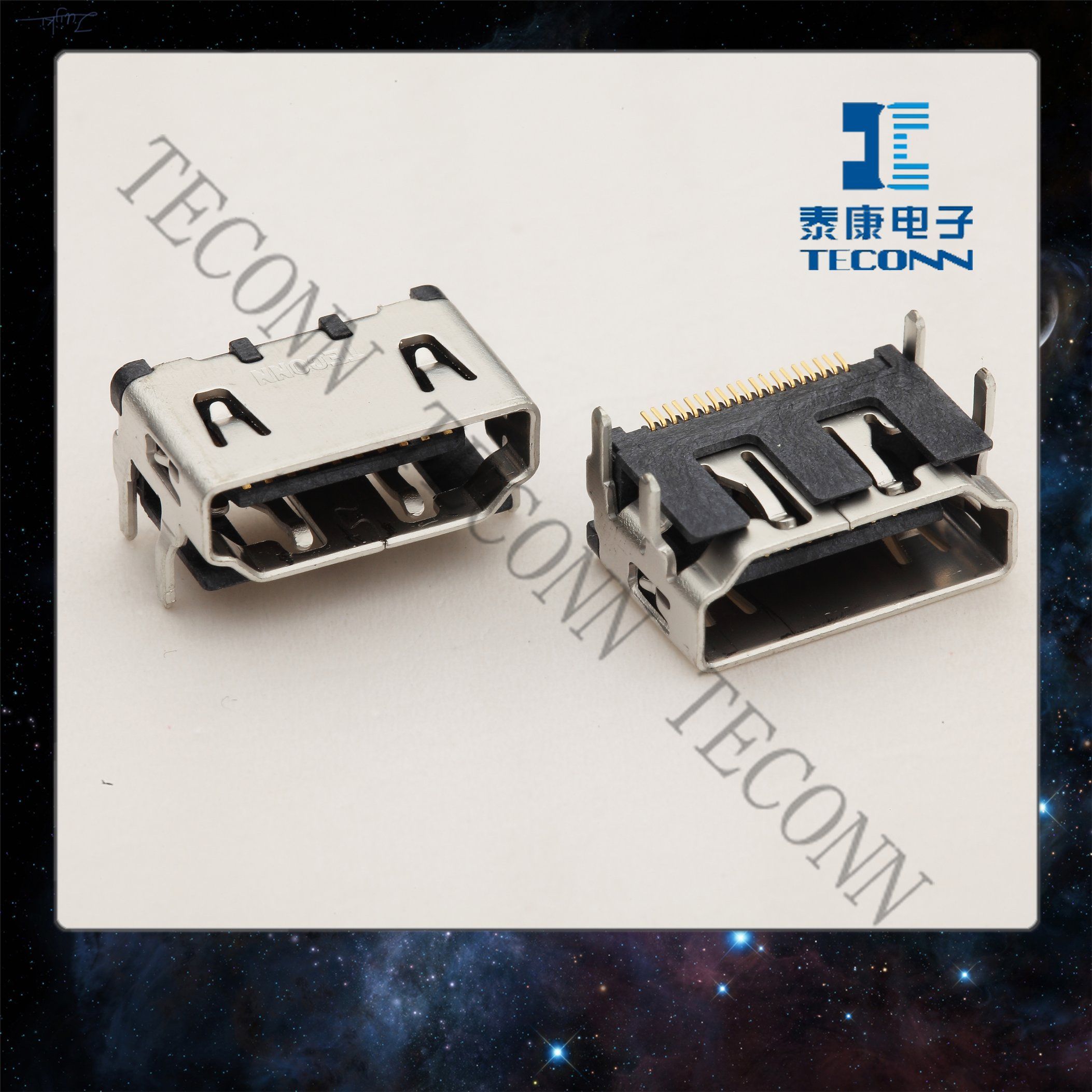 HDMI Cable Receptacle Connector A111988-B Socket