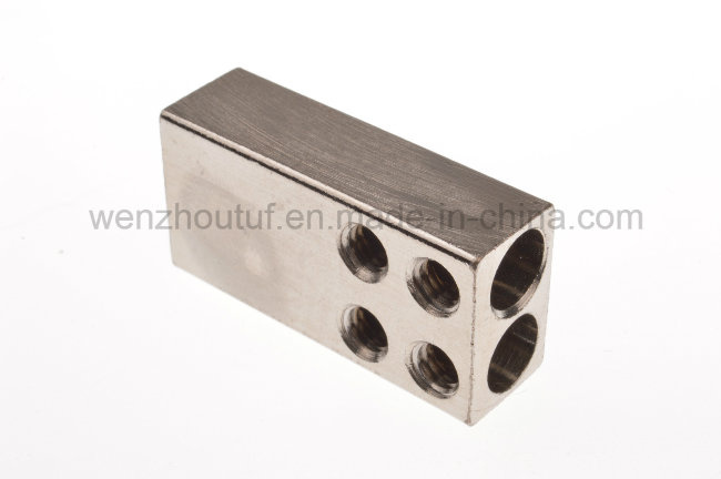 PCB Terminal Block From Contact Utilizing Clamps and Screws