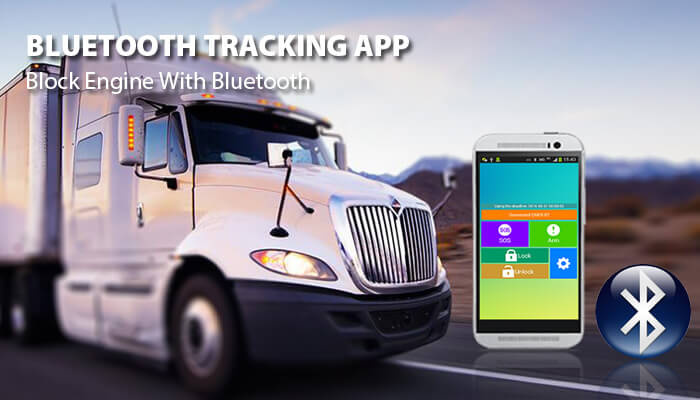 GPS Tracker with Bluetooth for Engine Block Function