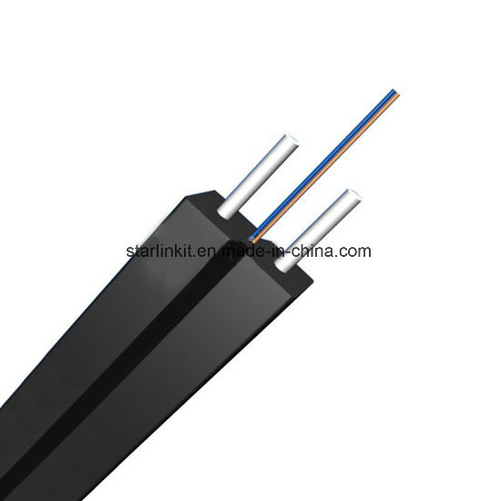 Singlemode LSZH Butterfly Flat Indoor FTTH Drop Fibre Optic Cable