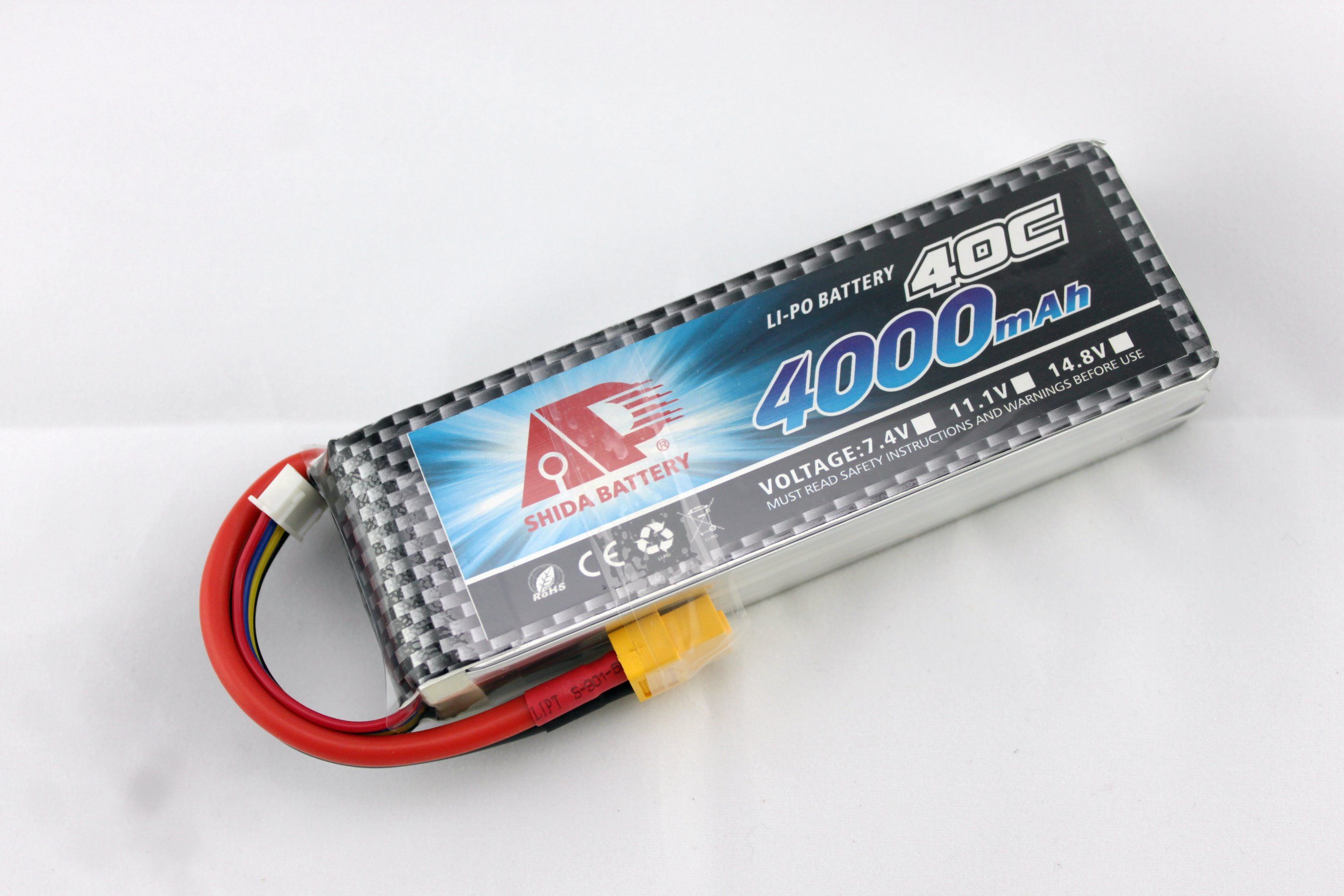 4000mAh 11.1V 40c Lithium Polymer Battery for Fpv Drone