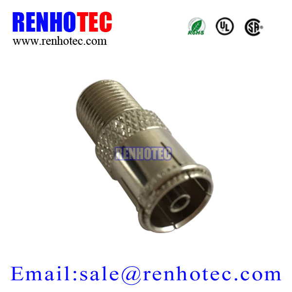 F Female to PAL Female Adapter