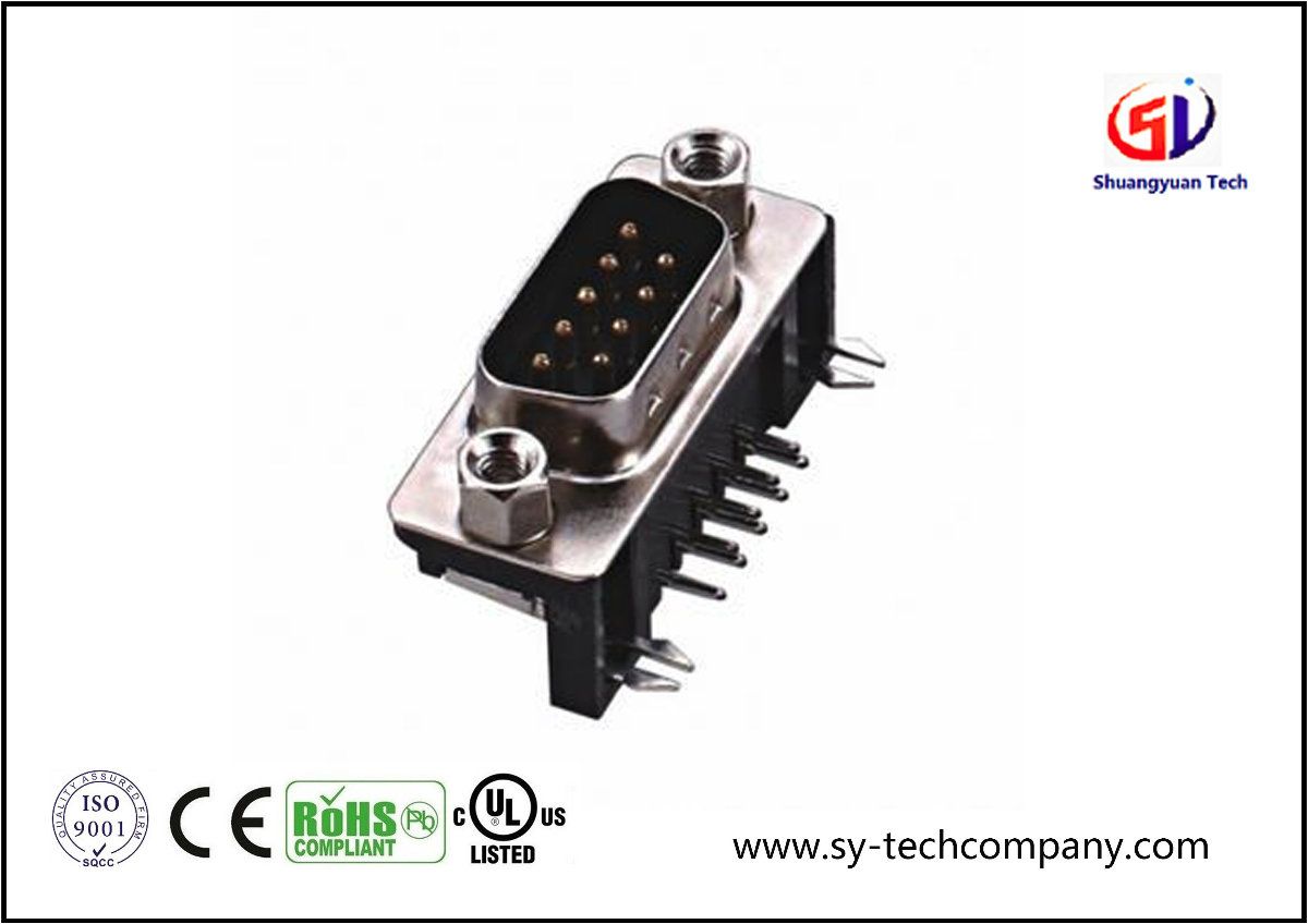 D-SUB Connector with Male Row Solder Type