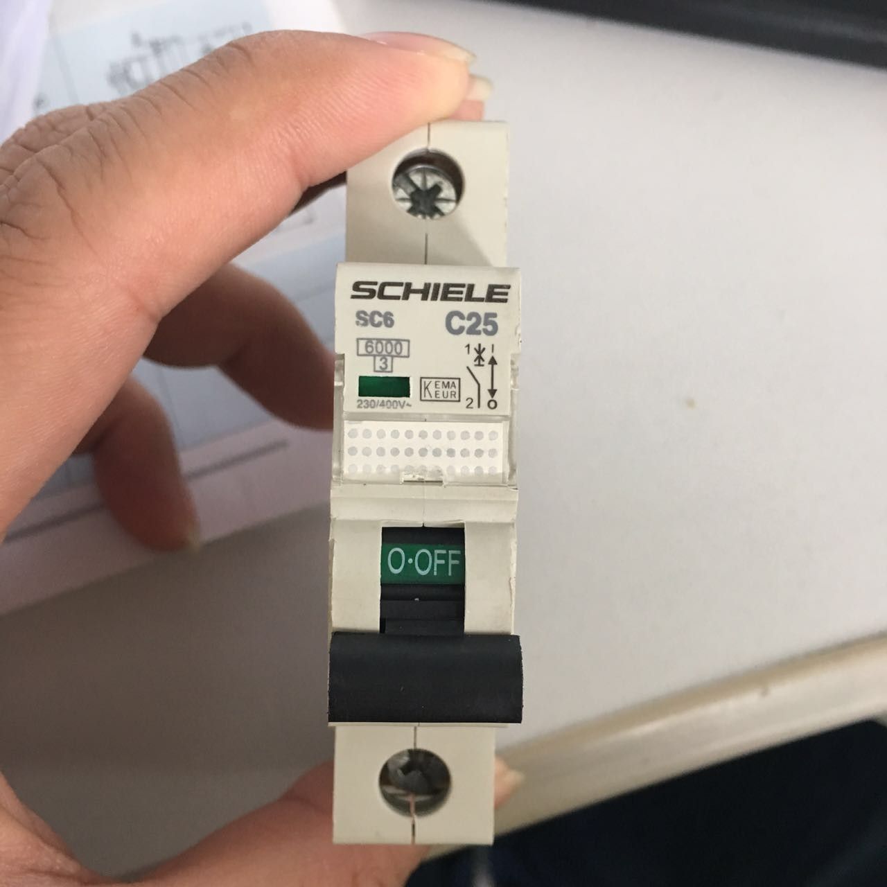 High Quality 1pole Schiele Type MCB Mini Circuit Breaker