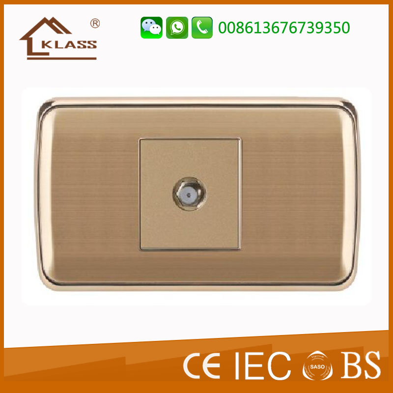 Hot Seller Gold Metal Plate 1g Satelite Socket