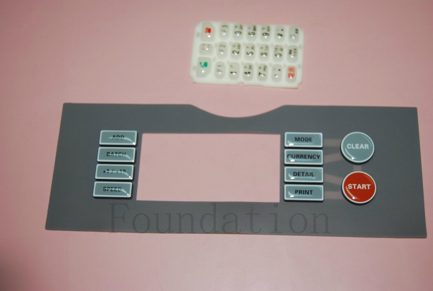 Waterproof FFC Circuit Panel Silicone Rubber Keypad Membrane Switch