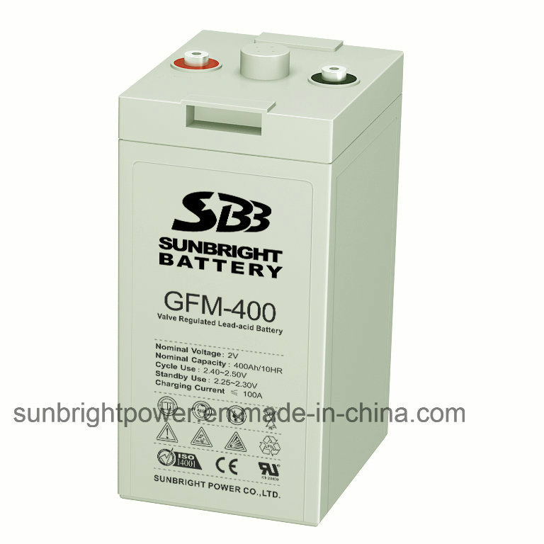 Rechargeable 2V400ah High Quality Solar Power Storage Battery