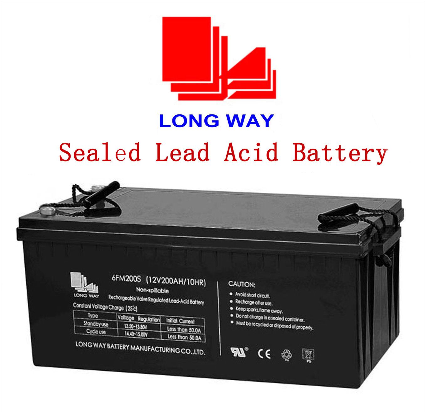 12V200 Seald Storage Lead Acid Battery Uesd for Solar System