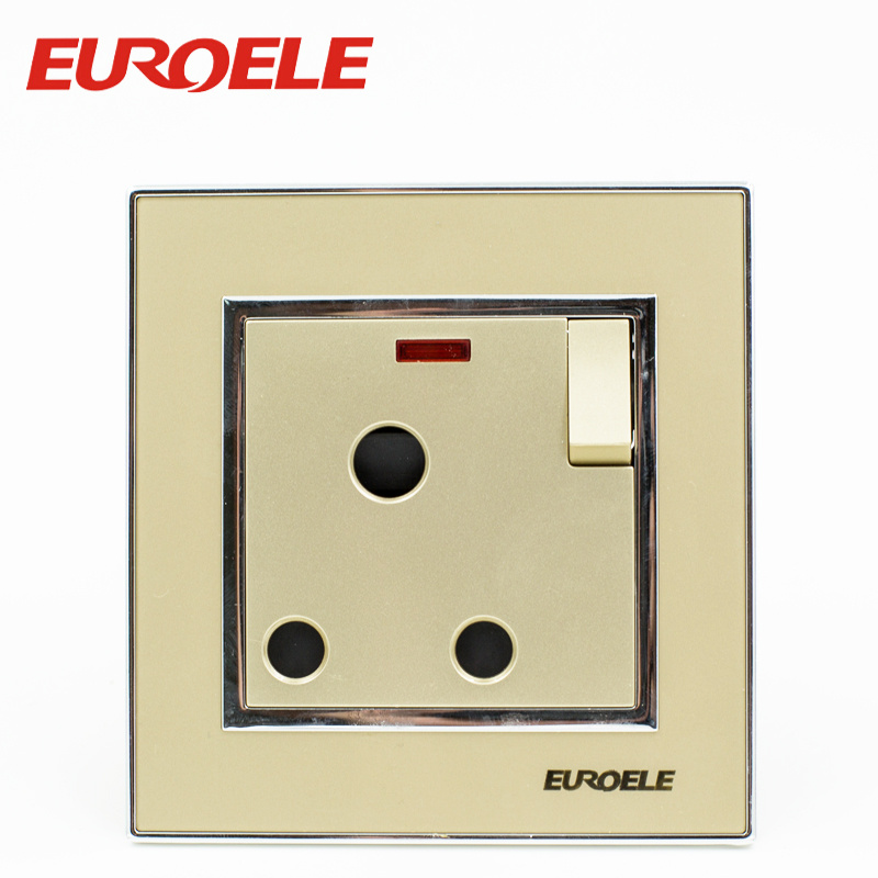 250V Max Voltage Control Switch and Socket Electric Switched Socket