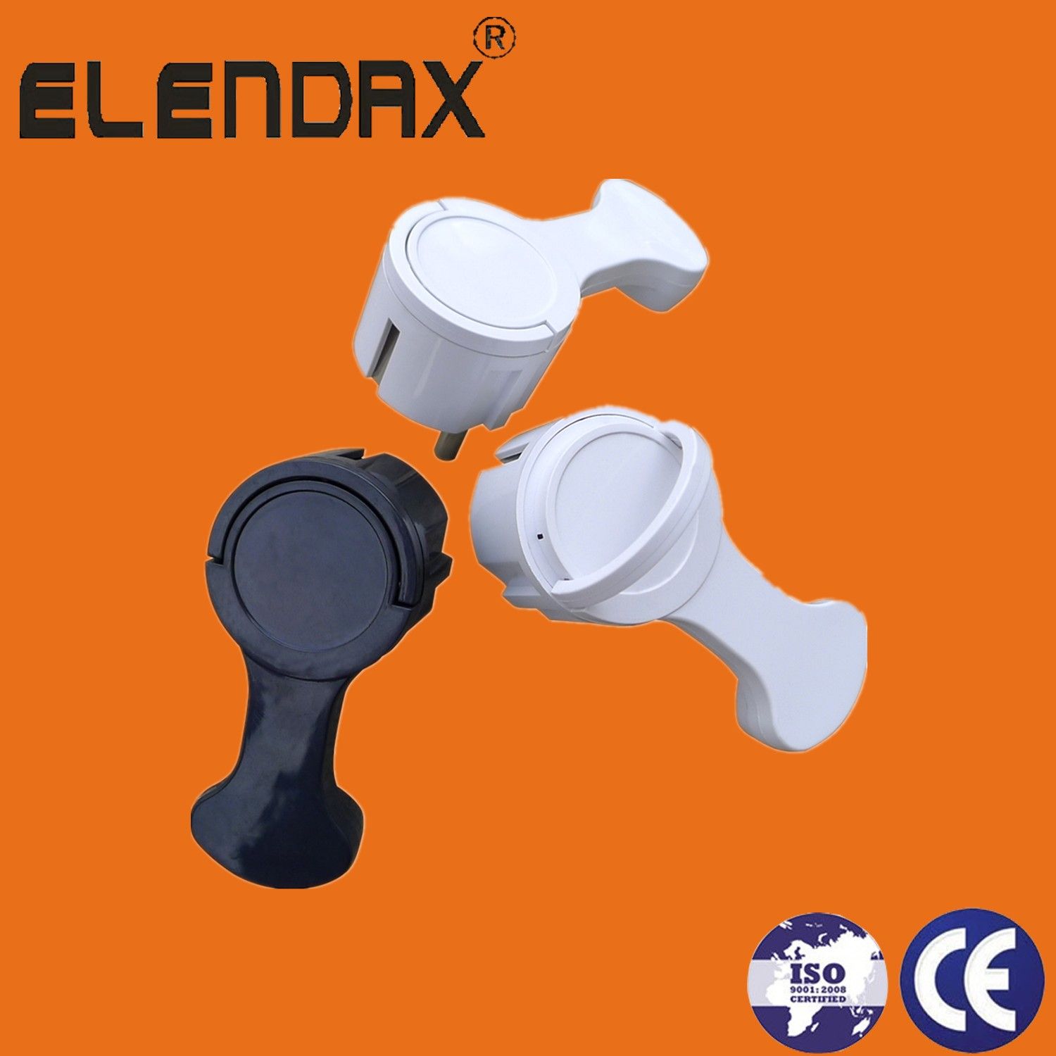 Flat Power Plug 16A 2p+E Ce Approved German Type (P8058)