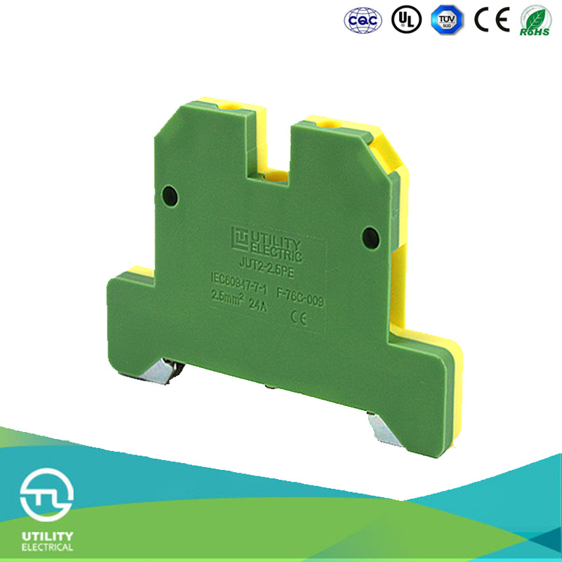 Feed Through Terminal Block 2.5mm2 Grounding Connector