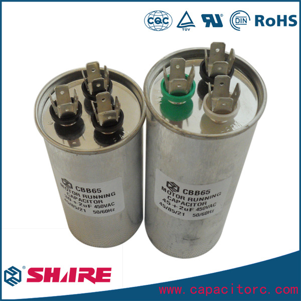 AC Motor Run Air Conditioner Cbb65 Capacitor Dual Capacitor 35+5UF