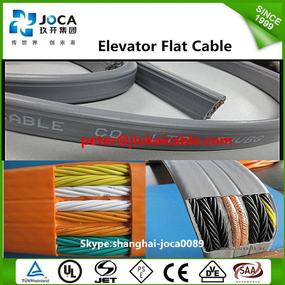 Elevator High Quality Safety Parts Flat Cable for Conveyor