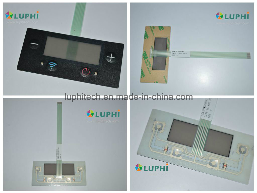 4 Buttons General Membrane Switch with LED Backlighting