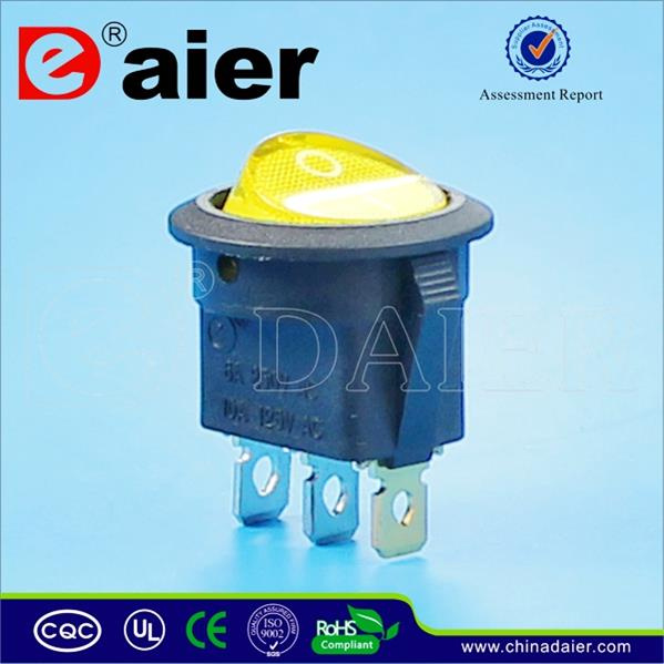 Boat Illuminated 12V LED Light Rocker Switch