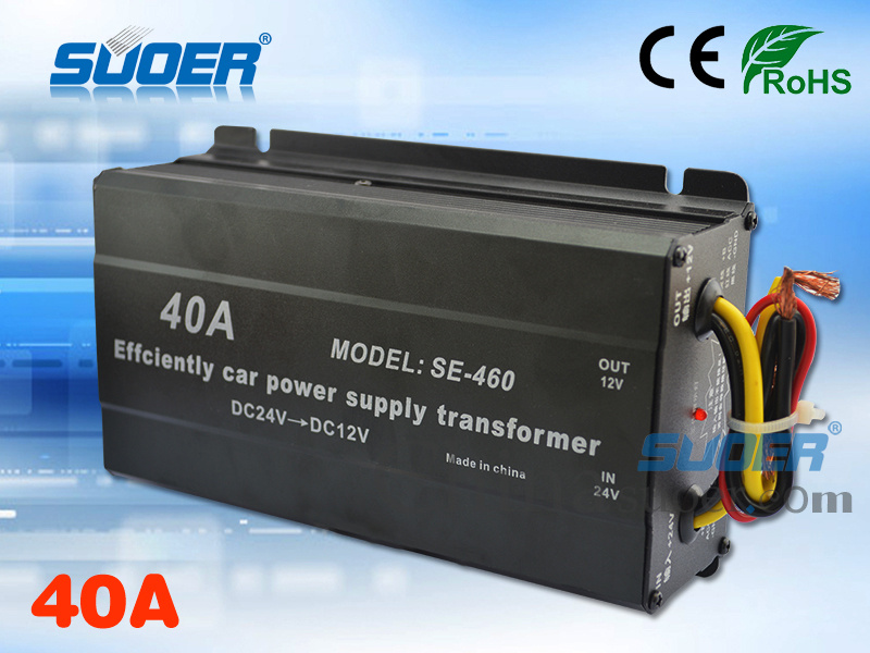 Electric Power Transformer 24V to 12V Car Power Transformer (SE-460)